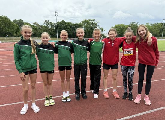 Hessische Meisterschaften im Staffellauf - 4x GOLD, 1x BRONZE für Staffeln aus dem HLV-Kreis Fulda-Hünfeld - 3x800m-Staffel der StG Hünfeld-Baunatal-Friedrichstein knackt U20-Norm für die Deutschen