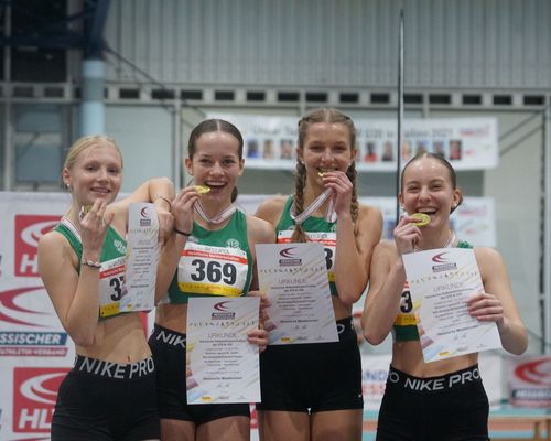 Hessische Hallen-Meisterschaften der U20 und U16 –5 x GOLD, 4 x SILBER, 8 x BRONZE für Leichtathleten des HLV-Kreises Fulda-Hünfeld, Hünfelder SV der größte Medaillensammler