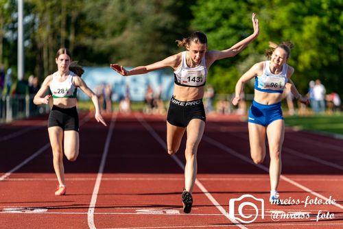 1. Pfungstädter Abendsportfest 2023 – Darian Ave läuft über 100m und 200m die Norm für die „Deutschen Meisterschaften der U18“