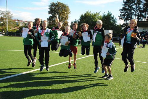 Hessenfinale „Kinderleichtathletik-Teamwettbewerb U12“ – Team „Hünfelder SV 1“ holt sich auf der Rhönkampfbahn in Hünfeld die Hessenmeisterschaft