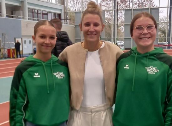 Edda Bischof und Emma Röhrdanz vom Hünfelder SV wurden in den Landeskader berufen