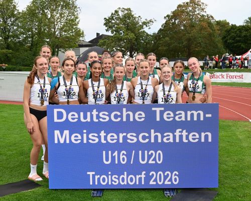 Triumph im Aggerstadion: StG Hünfeld-Eichenzell-Flieden gewinnt Team-DM der weiblichen U16