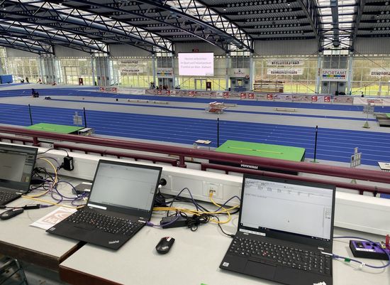 Präzision auf der Ziellinie: Stefan Beckmann vom Hünfelder SV ist jetzt Obmann für Zielbildauswertung