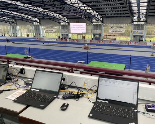 Präzision auf der Ziellinie: Stefan Beckmann vom Hünfelder SV ist jetzt Obmann für Zielbildauswertung