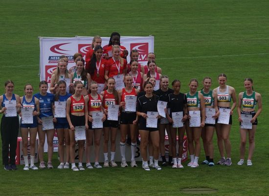 Hessische Meisterschaften der Aktiven / Jugend U18 – 3 x GOLD, 2 x SILBER, 1 x BRONZE - Greta Lucia Ritz und Amelie Witzel vom Hünfelder SV mit 3 x GOLD